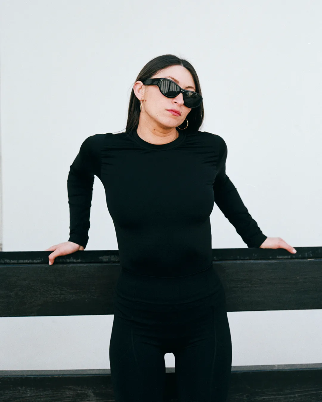 RIBBED COMPOSED Shorts | Black