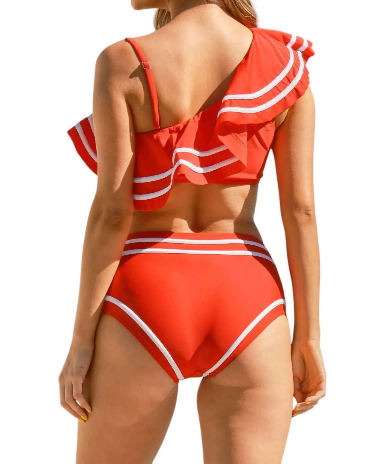 Sail Away With Me Swimsuit In Red