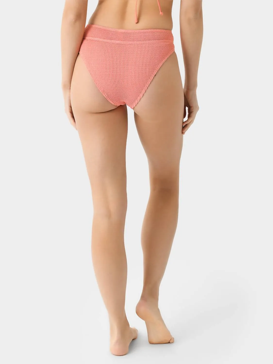 Savannah Brief Bikini Bottom In Shell Lurex