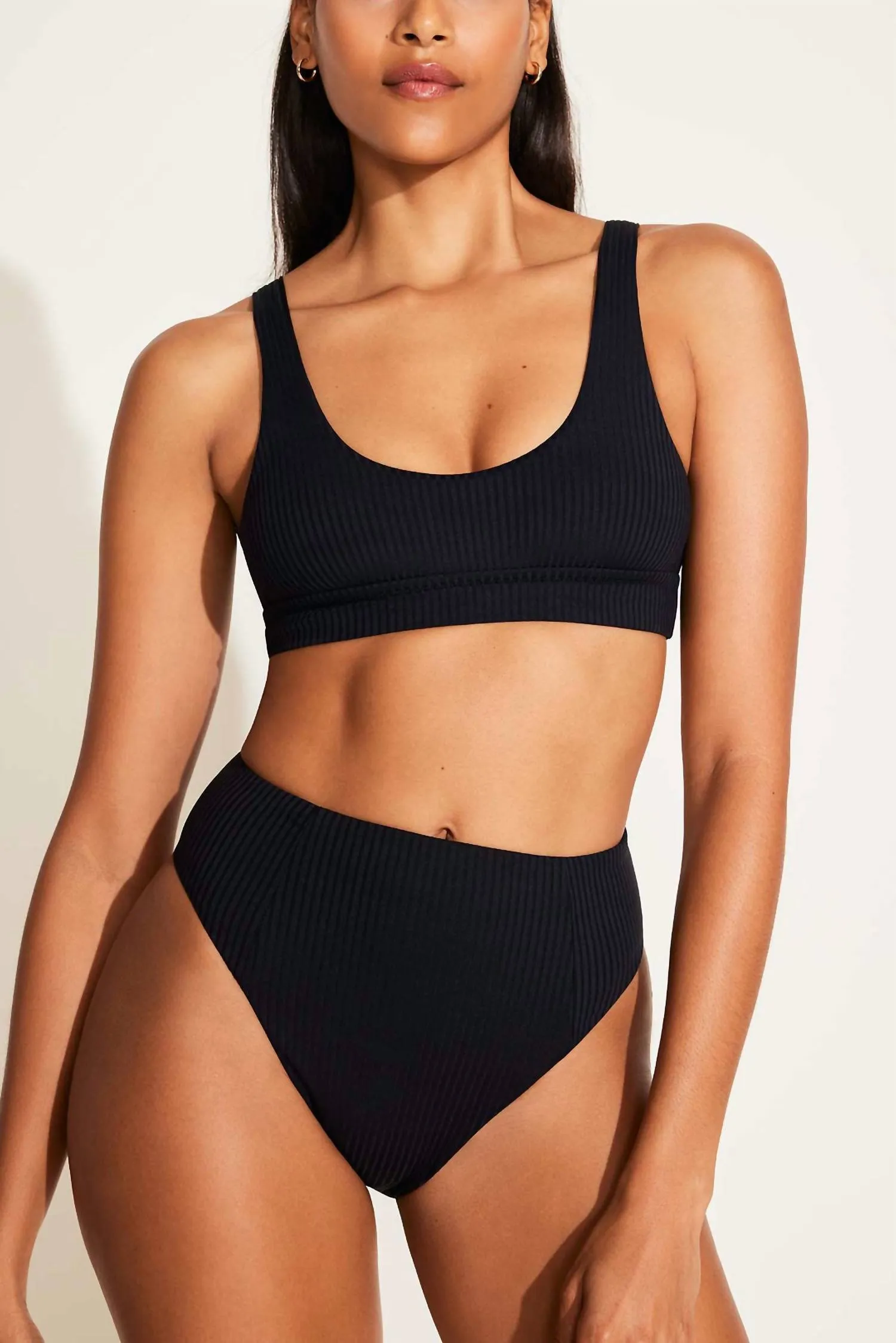 Sienna High Waist Bottom In Black