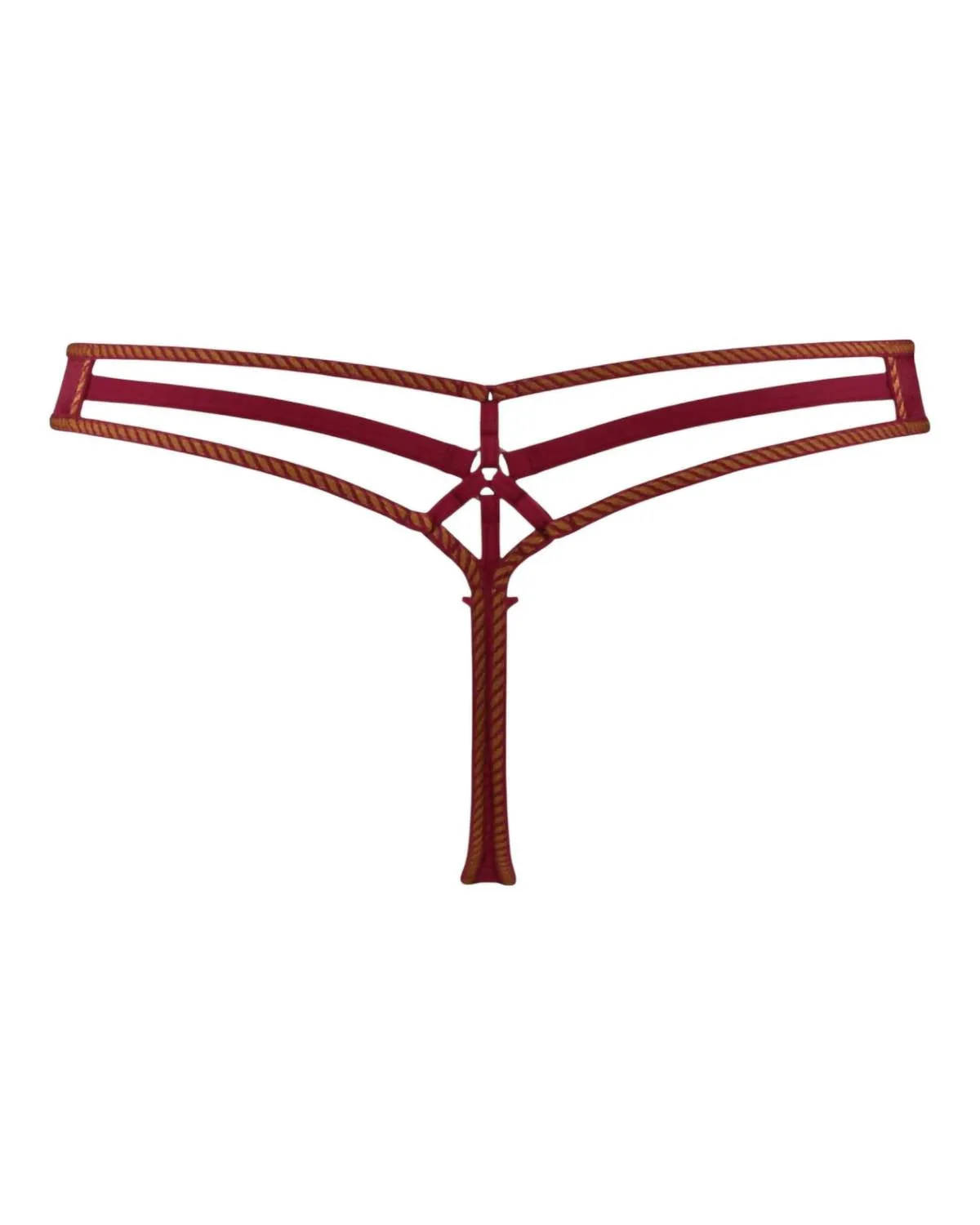 Space Odyssey Thong In Rubarb