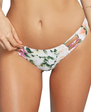 Strappy Thong Bikini Bottom In Sfs Lei Stand