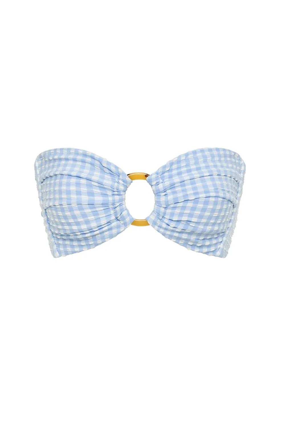 Tori Ties Bandeau Bikini Top In Peri Micro
