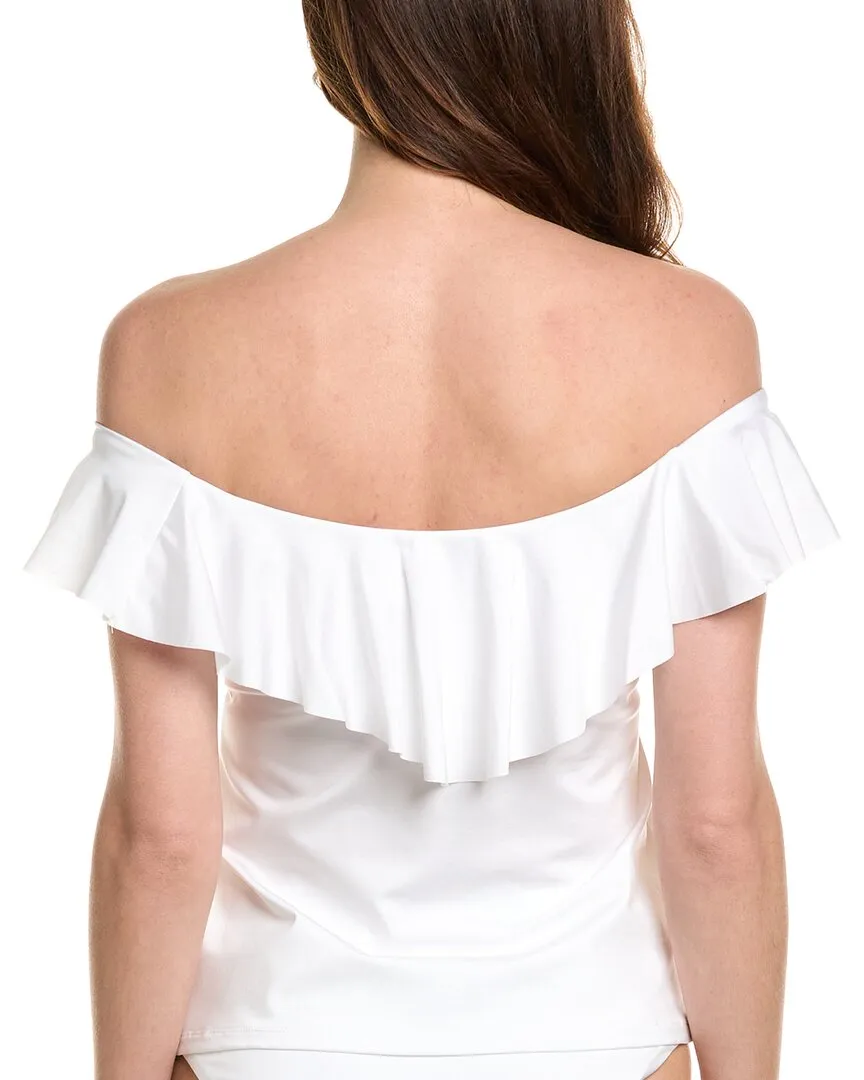 Trina Turk Monaco Ruffle Tankini Top