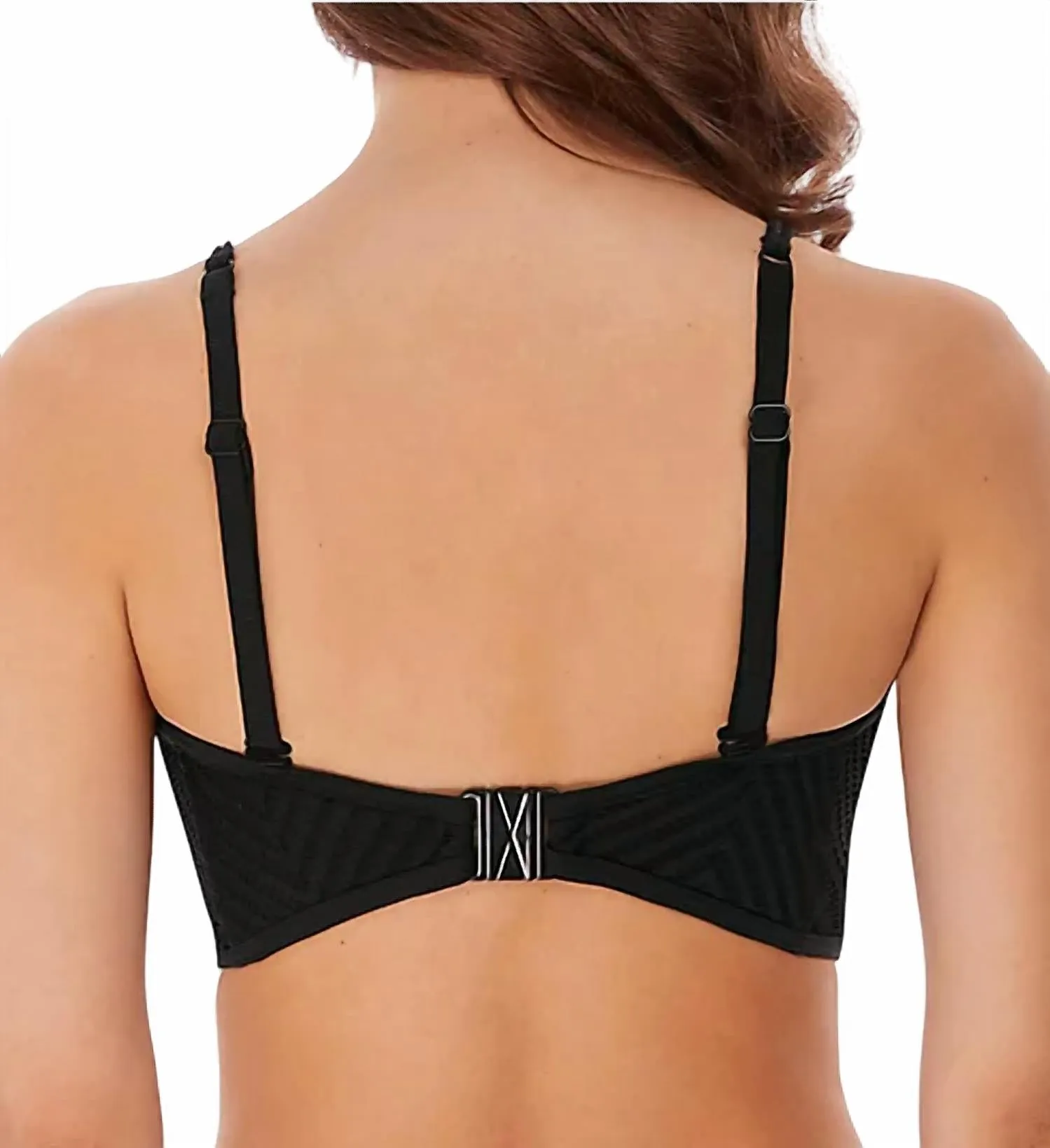 Urban Bralette Bikini Swim Top In Black