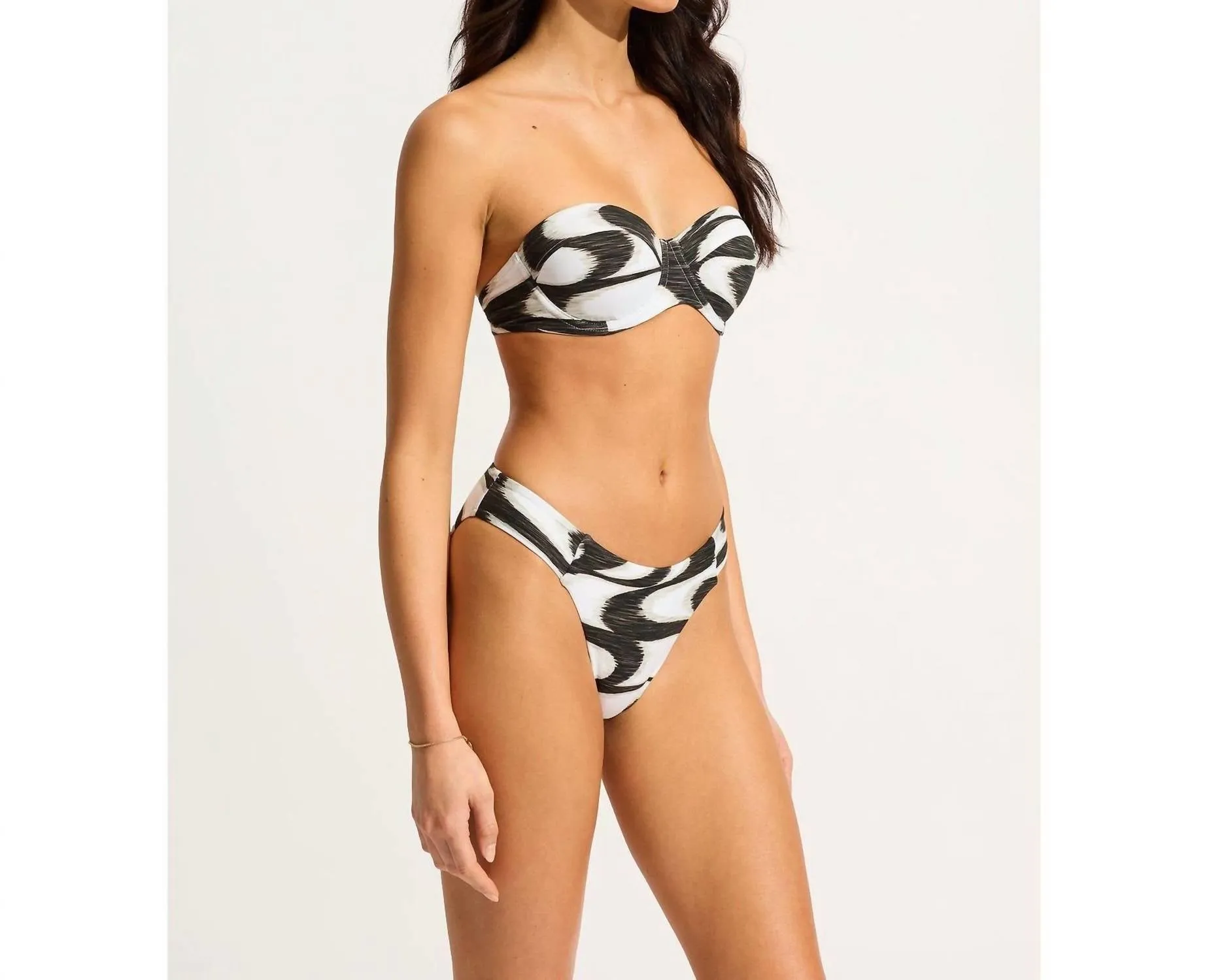 Wavelength Bustier In Black