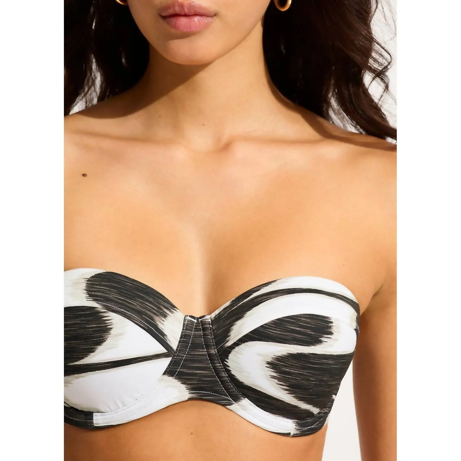 Wavelength Bustier In Black