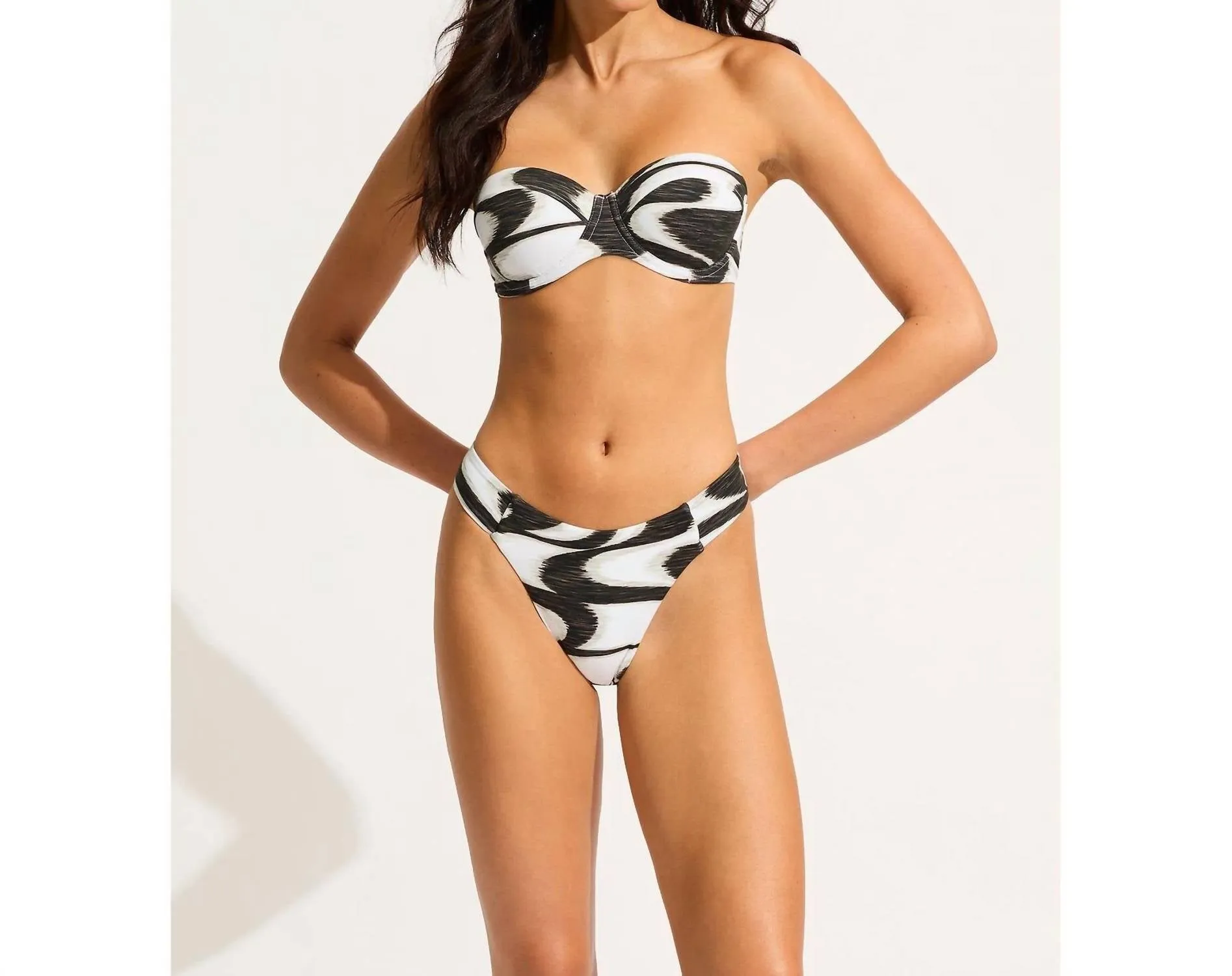 Wavelength Bustier In Black