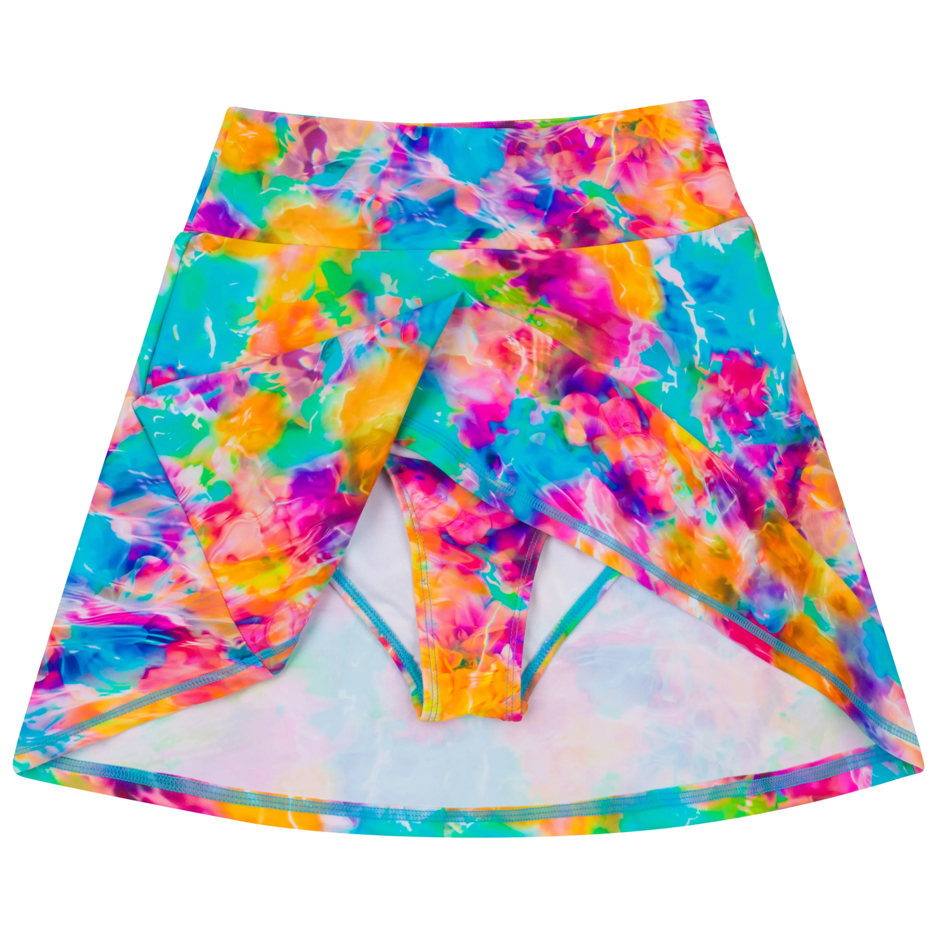 Women's A-Line Swim Skirt Swim Bottom | "Impressions"