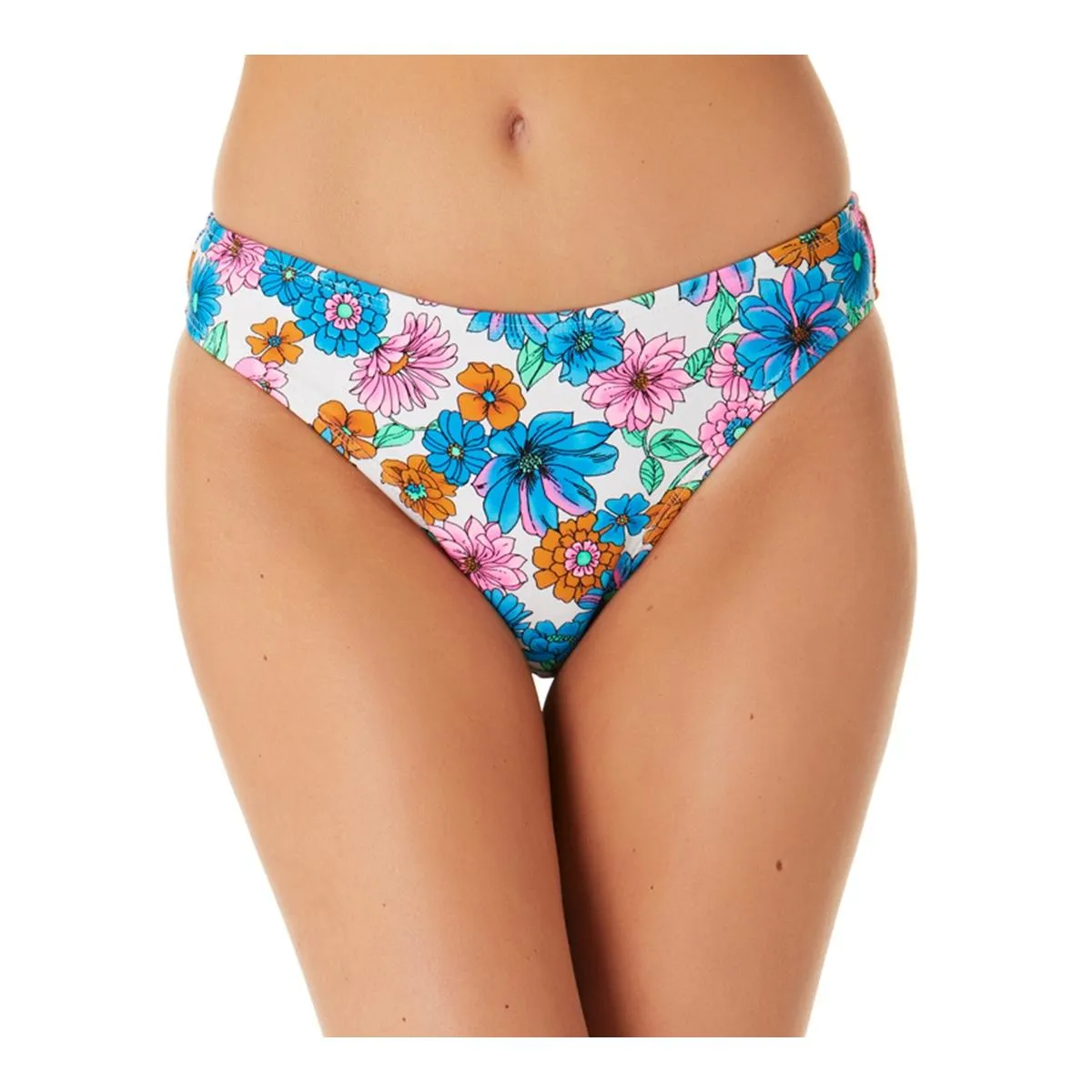 Womens Floral Hipster Swim Bottom Separates
