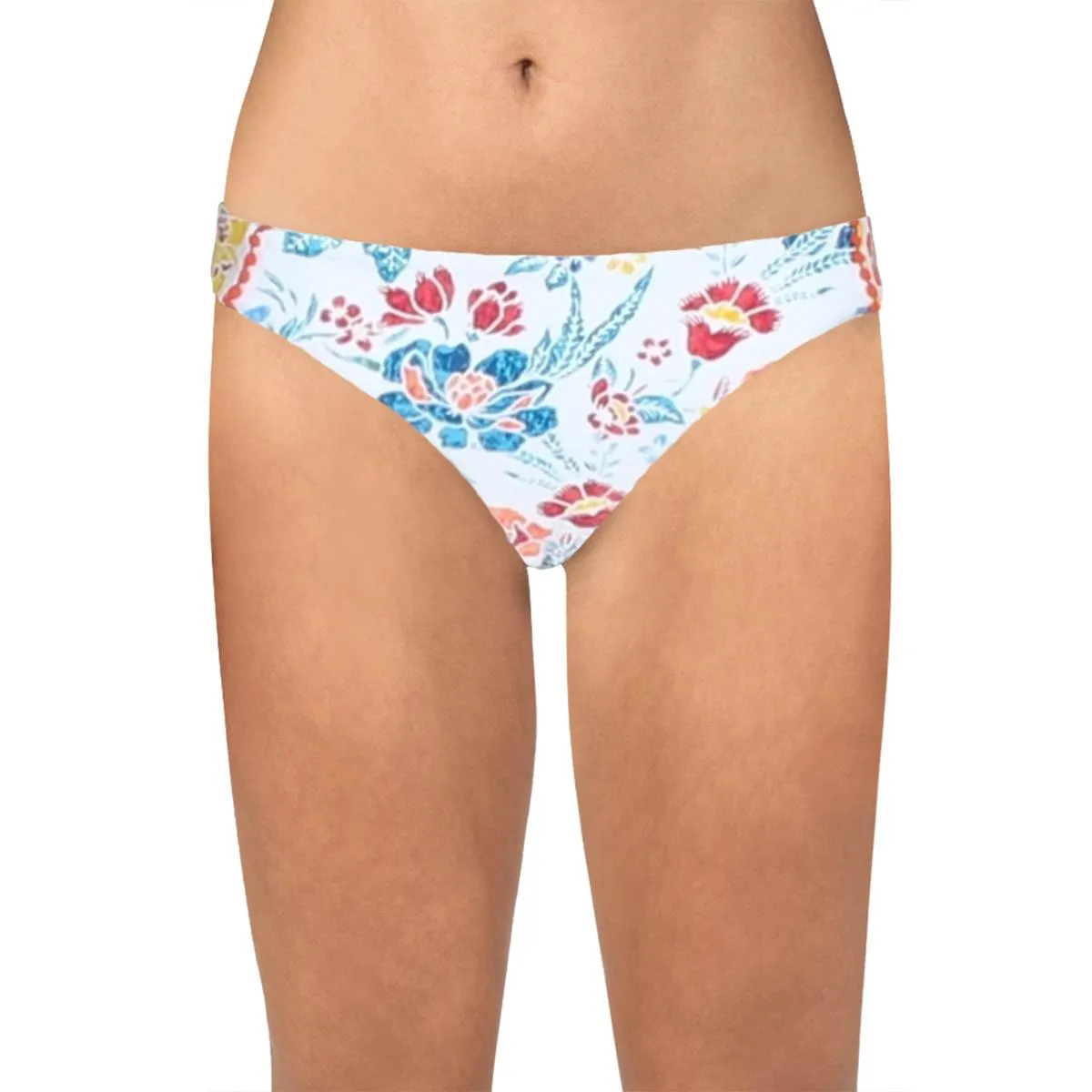 Womens Floral Hipster Swim Bottom Separates