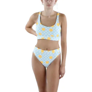 Womens Floral Print Nylon Swim Bottom Separates