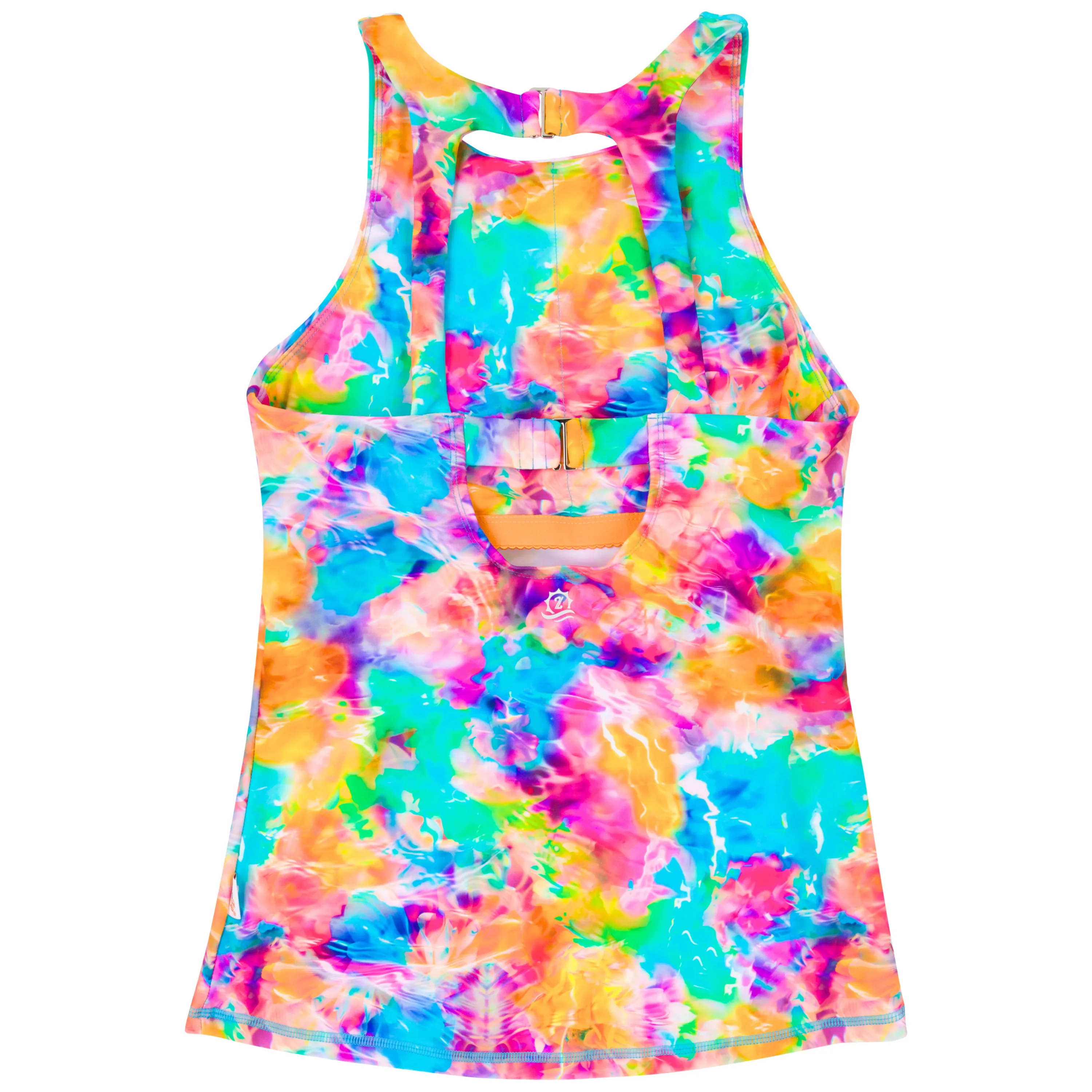 Womens High Neck Fitted Tankini Top | Impressions"