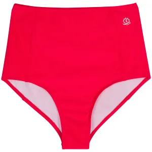 Women's High Waist Bikini Bottoms | "Red"