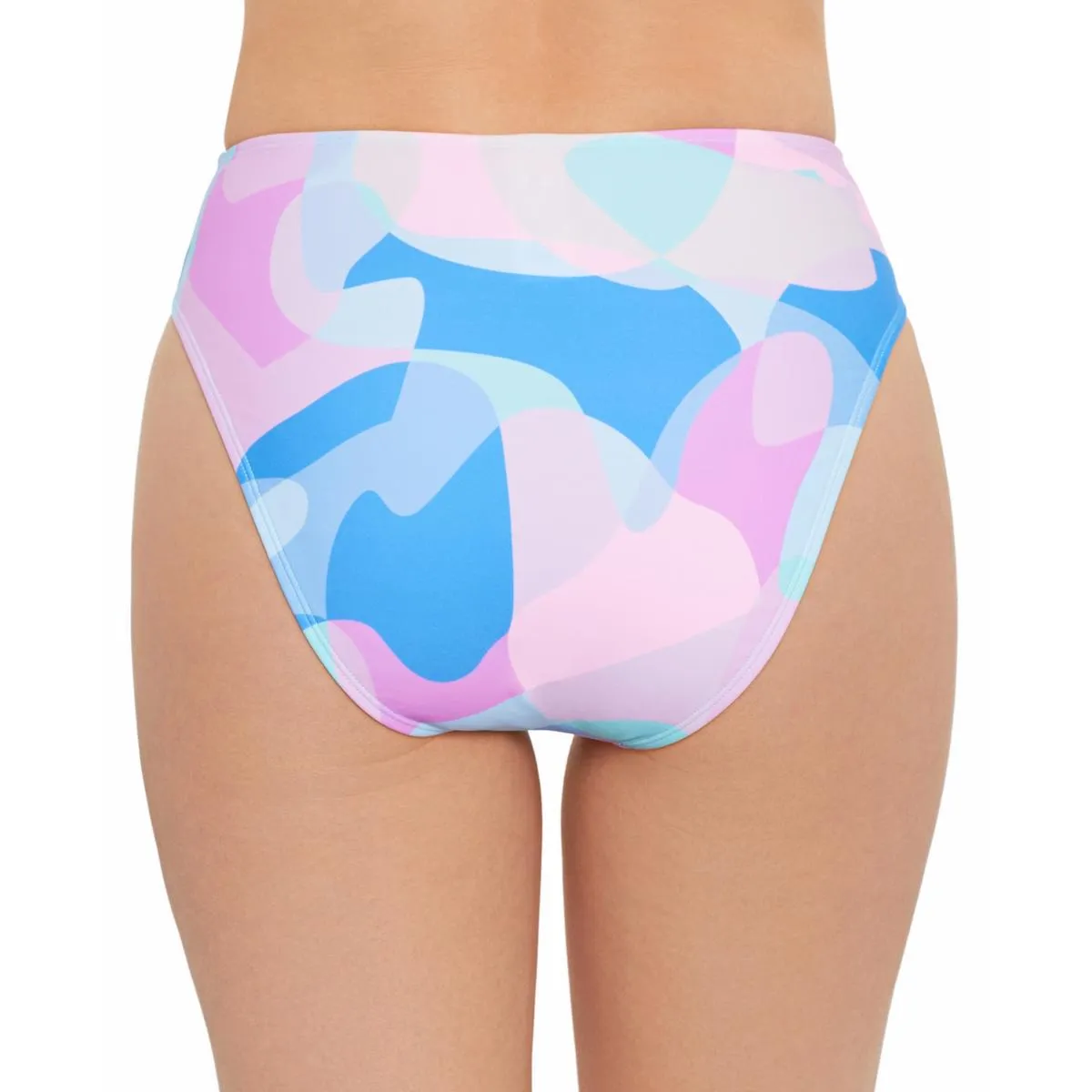 Womens High Waist Printed Swim Bottom Separates