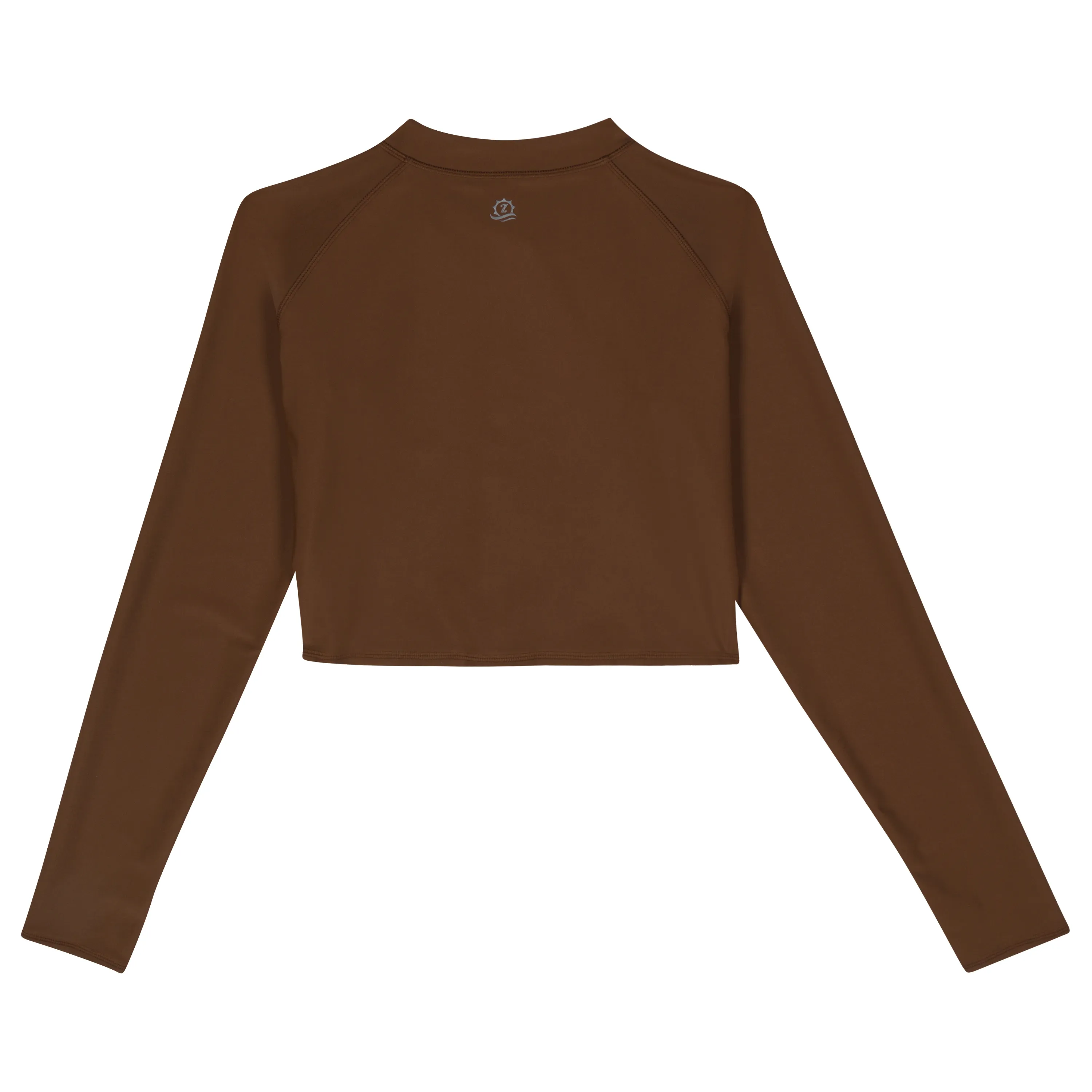 Women's Long Sleeve Crop Rash Guard | Cold Brew