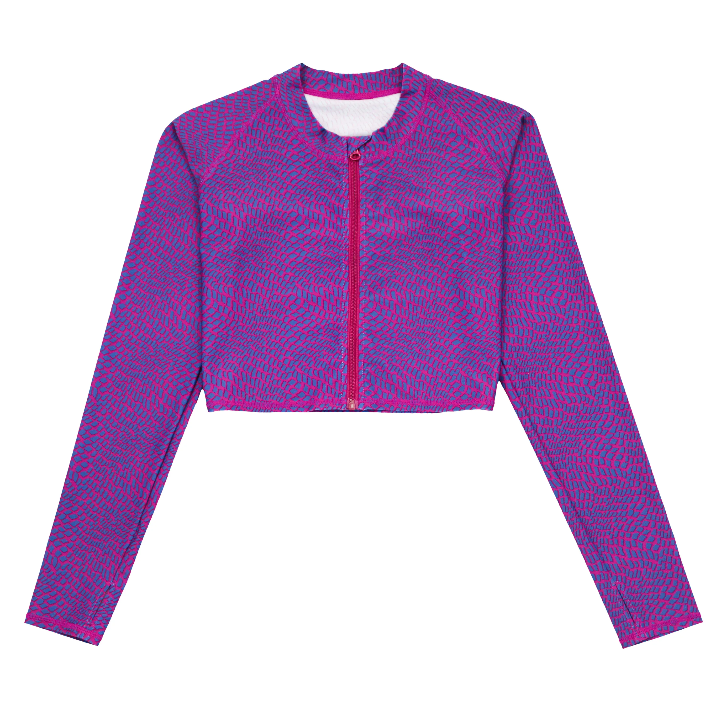 Women's Long Sleeve Crop Rash Guard | In Disguise