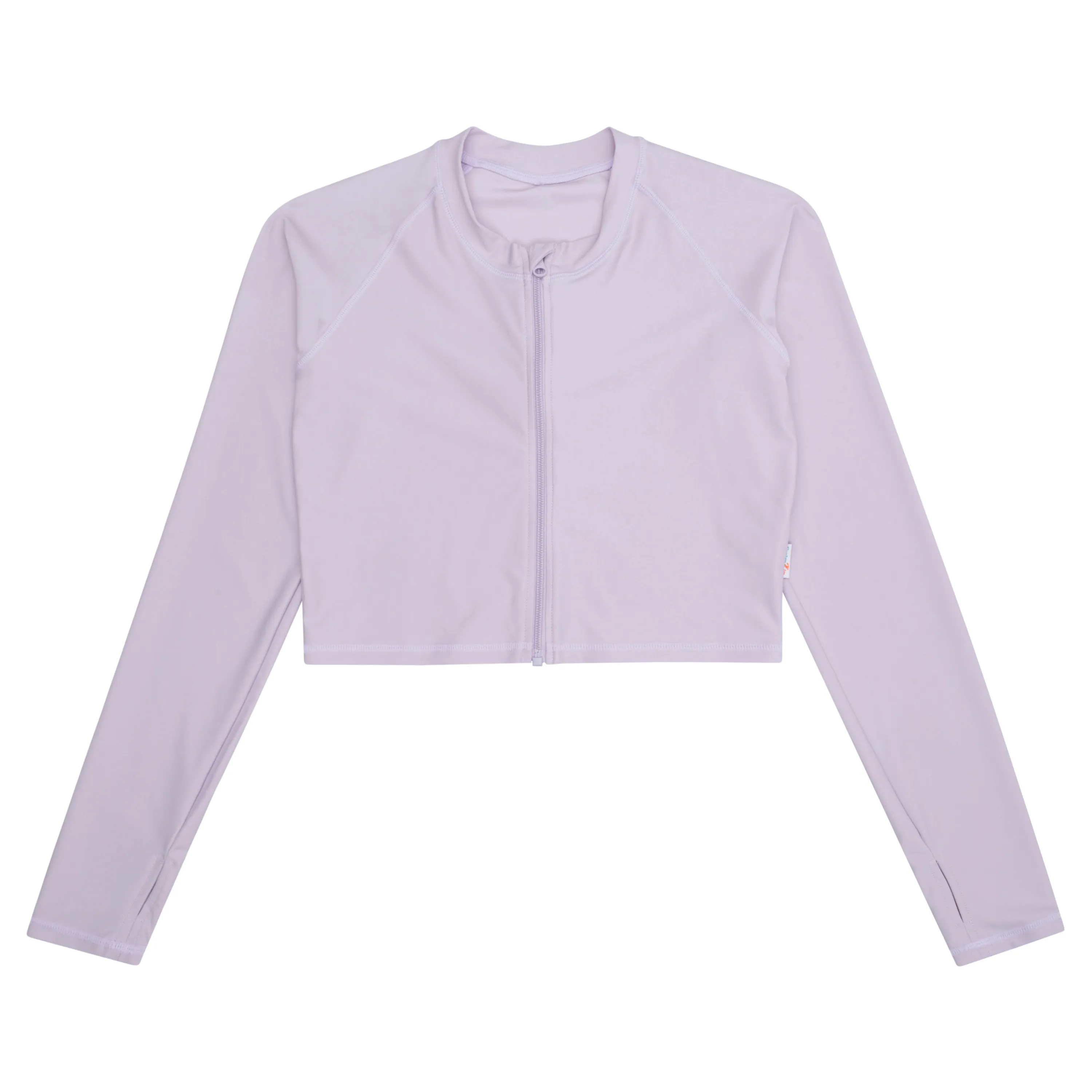 Women's Long Sleeve Crop Rash Guard | Orchid