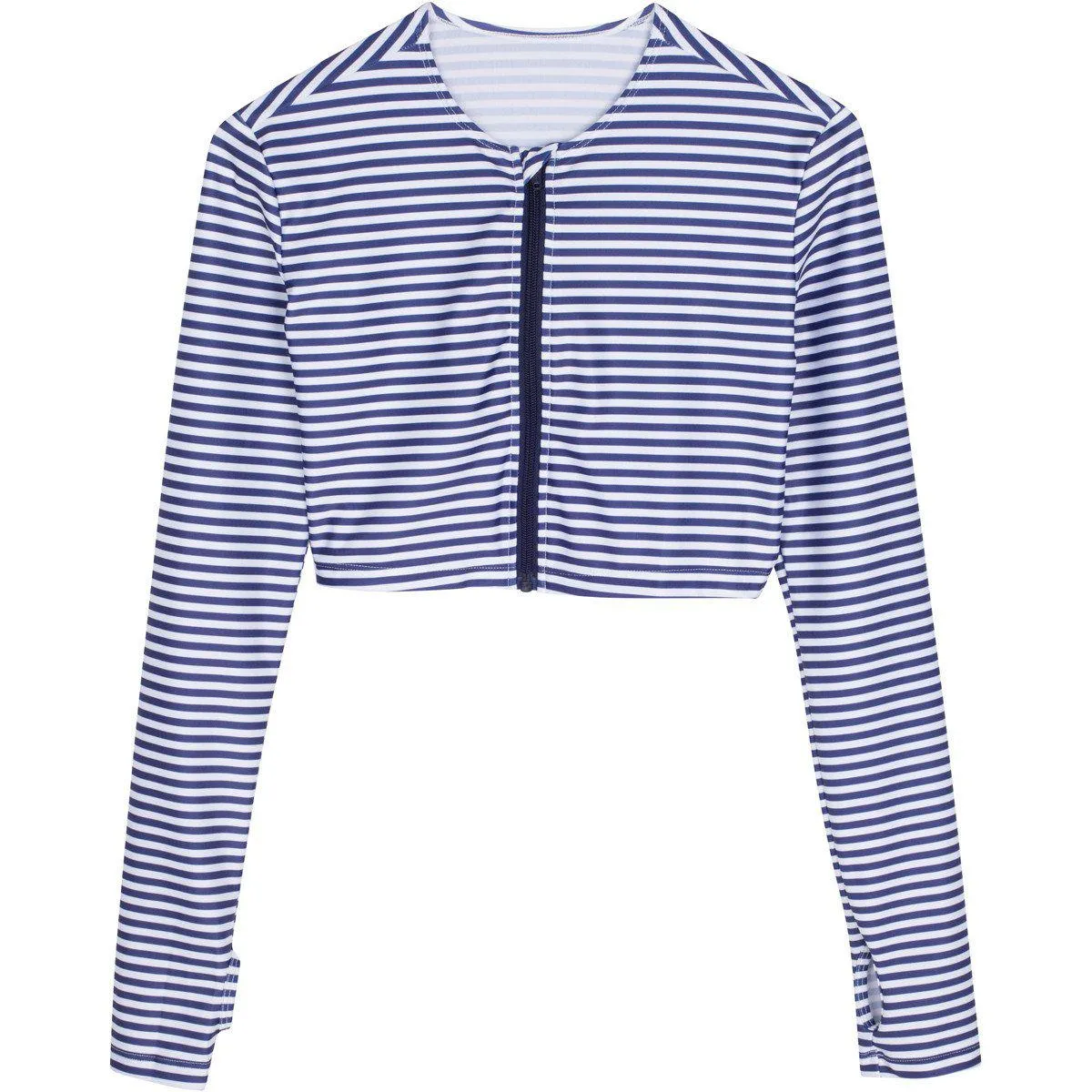 Women's Long Sleeve Crop Rash Guard | Stunner