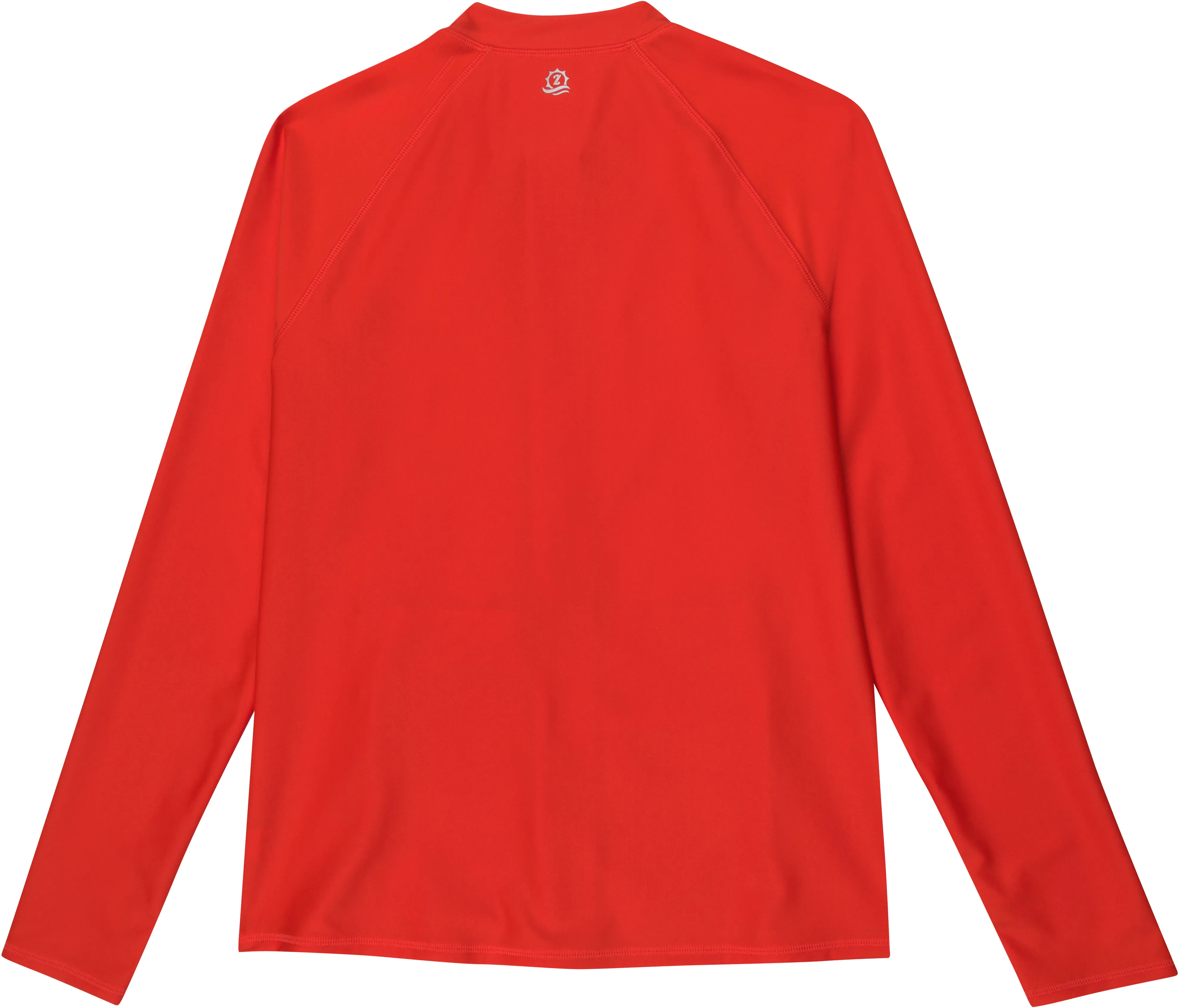Women's Long Sleeve Rash Guard with Pockets | "Fiesta Red"