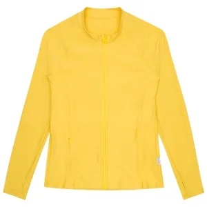 Women's Long Sleeve Rash Guard with Pockets | "Yellow"