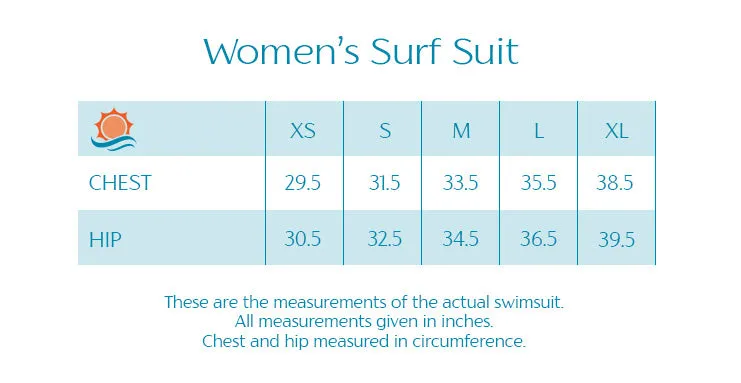 Women's Long Sleeve Surf Suit (One Piece Bodysuit) - "Oversized Dot