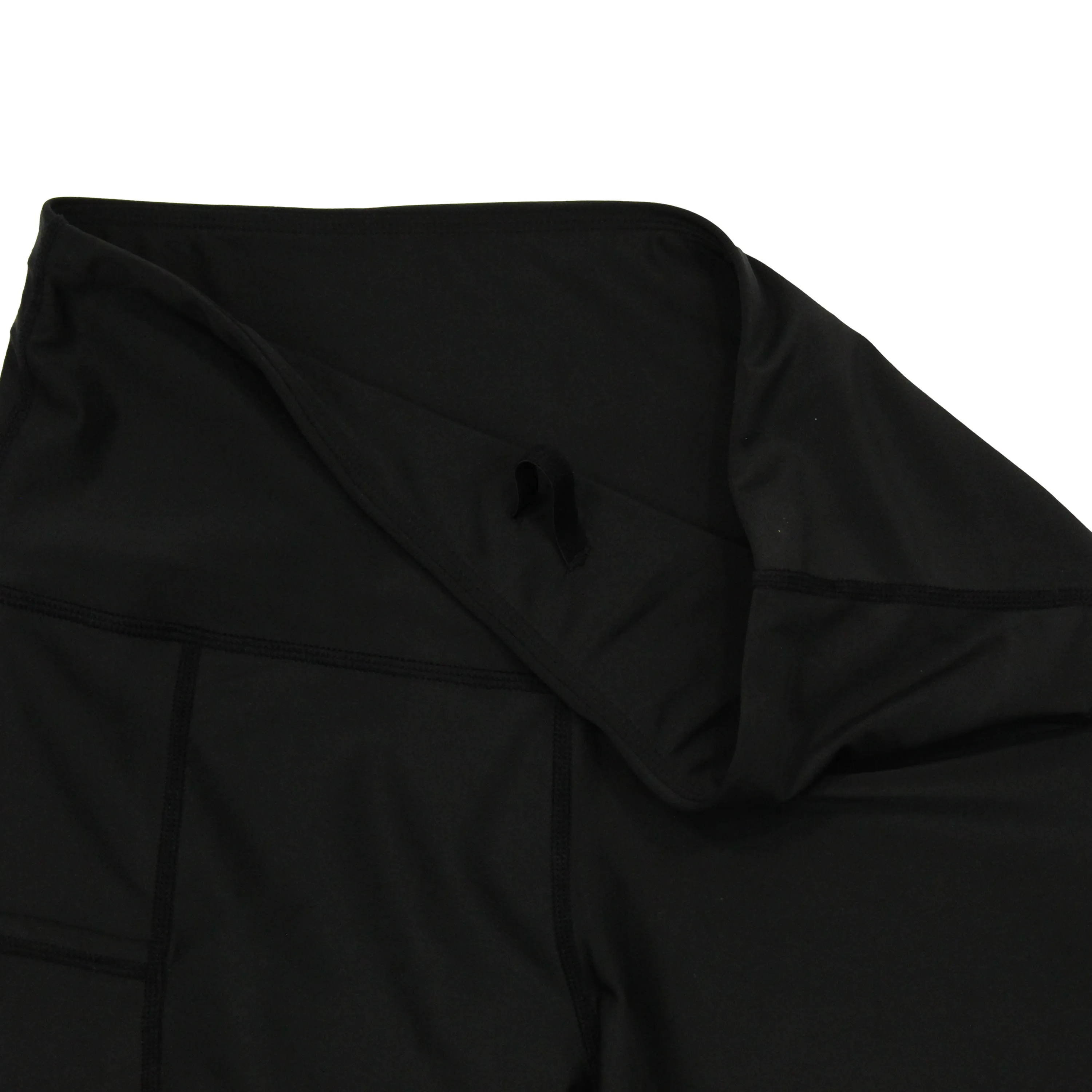 Women's Long Swim Bike Short with Pocket | Black