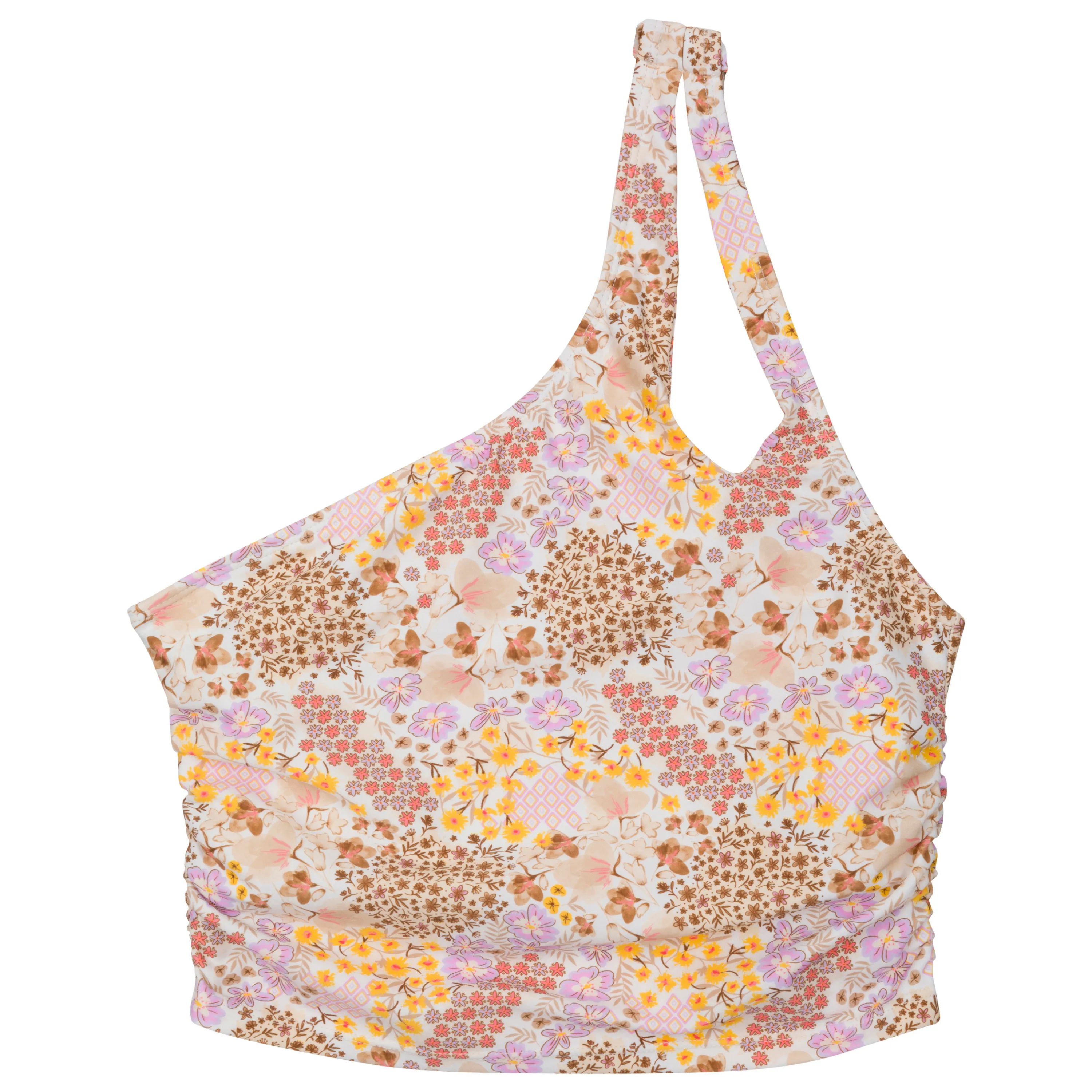 Womens One Shoulder Crop Tankini Top | Meadows