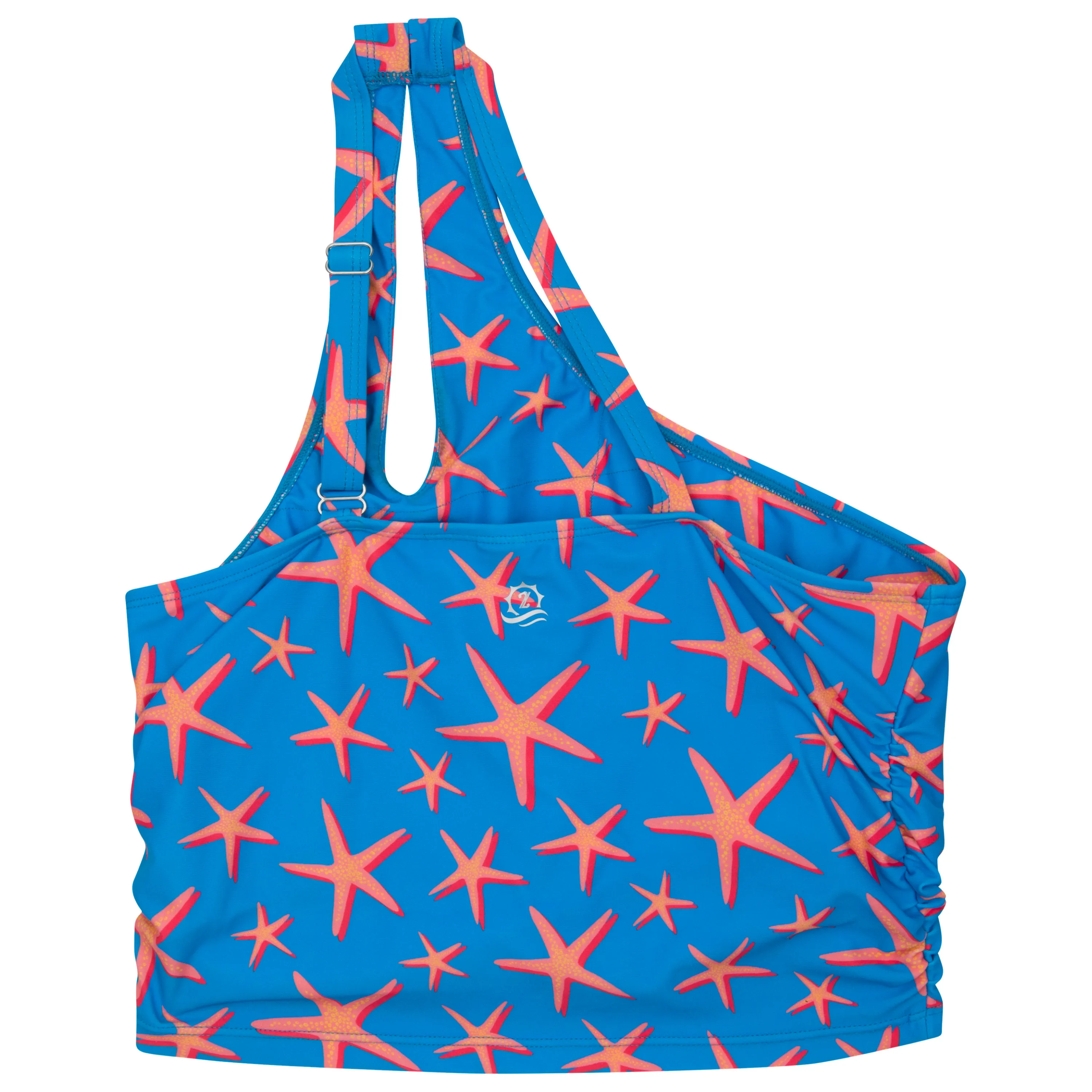 Womens One Shoulder Crop Tankini Top | Starfish