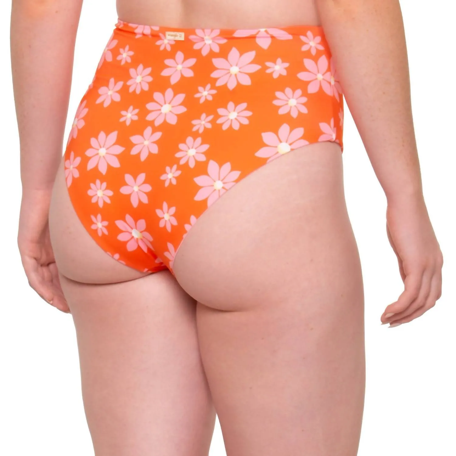 Women's Out West High Waisted Bikini Bottoms In Orange