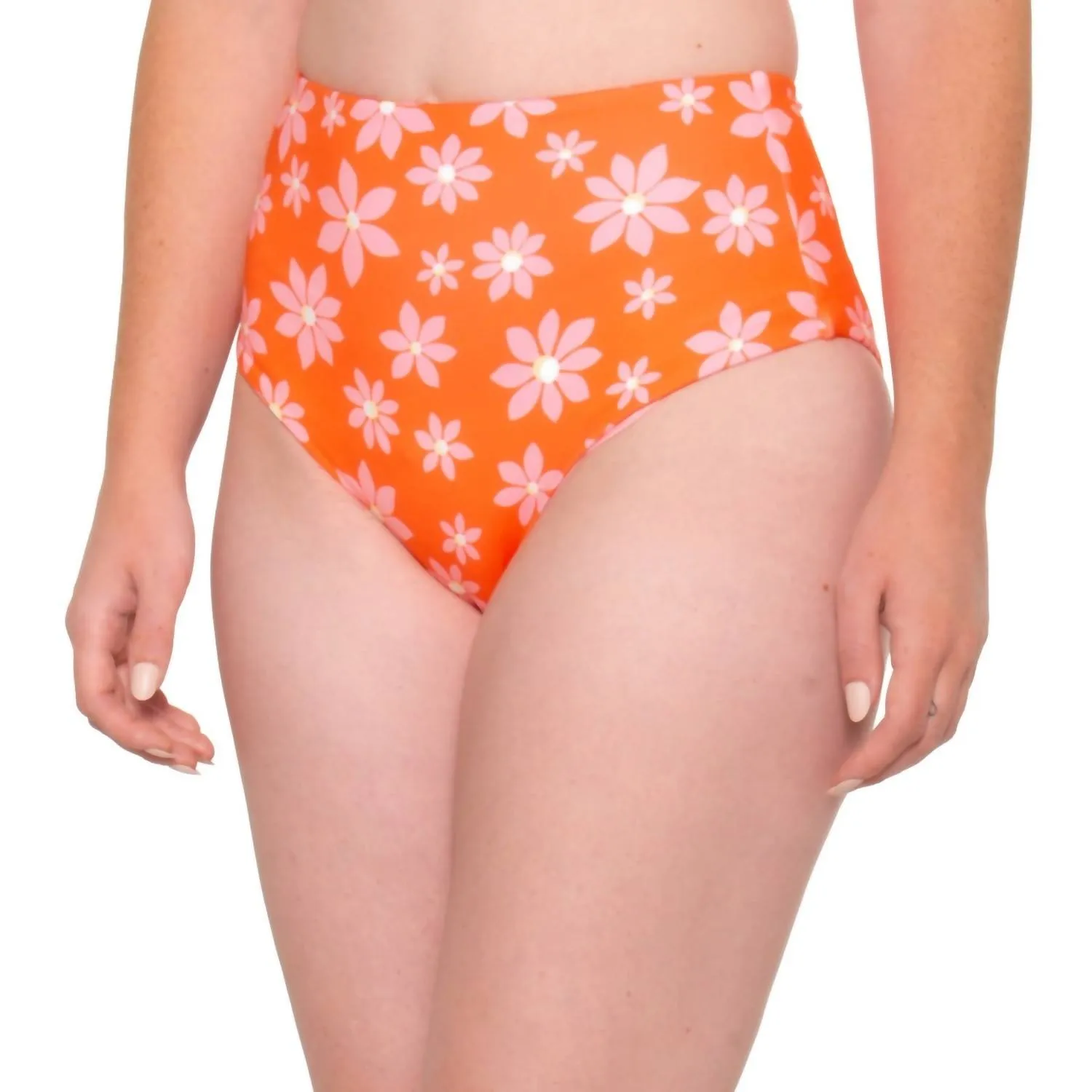 Women's Out West High Waisted Bikini Bottoms In Orange