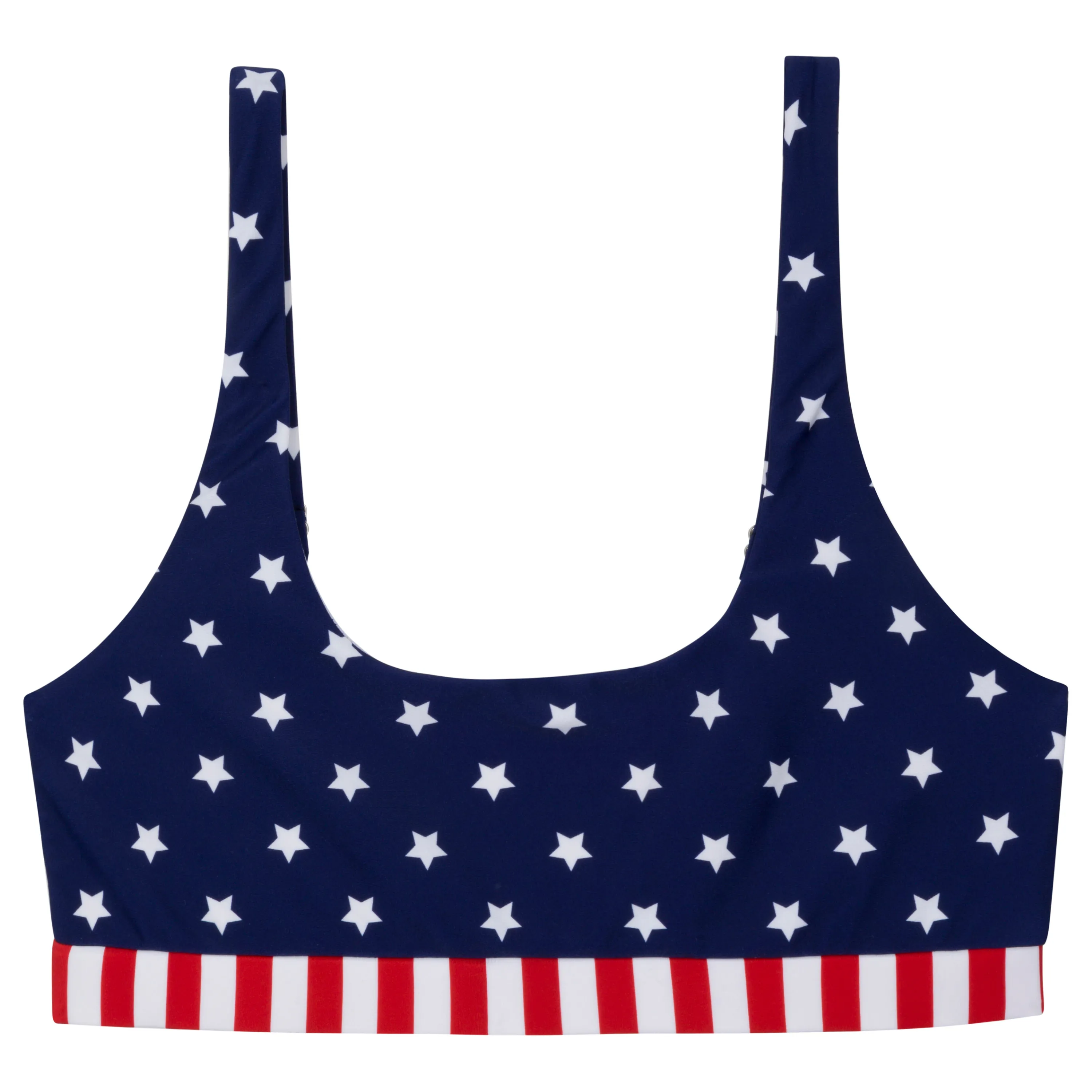 Women's Scoop Neck Bikini Top | "Americana"