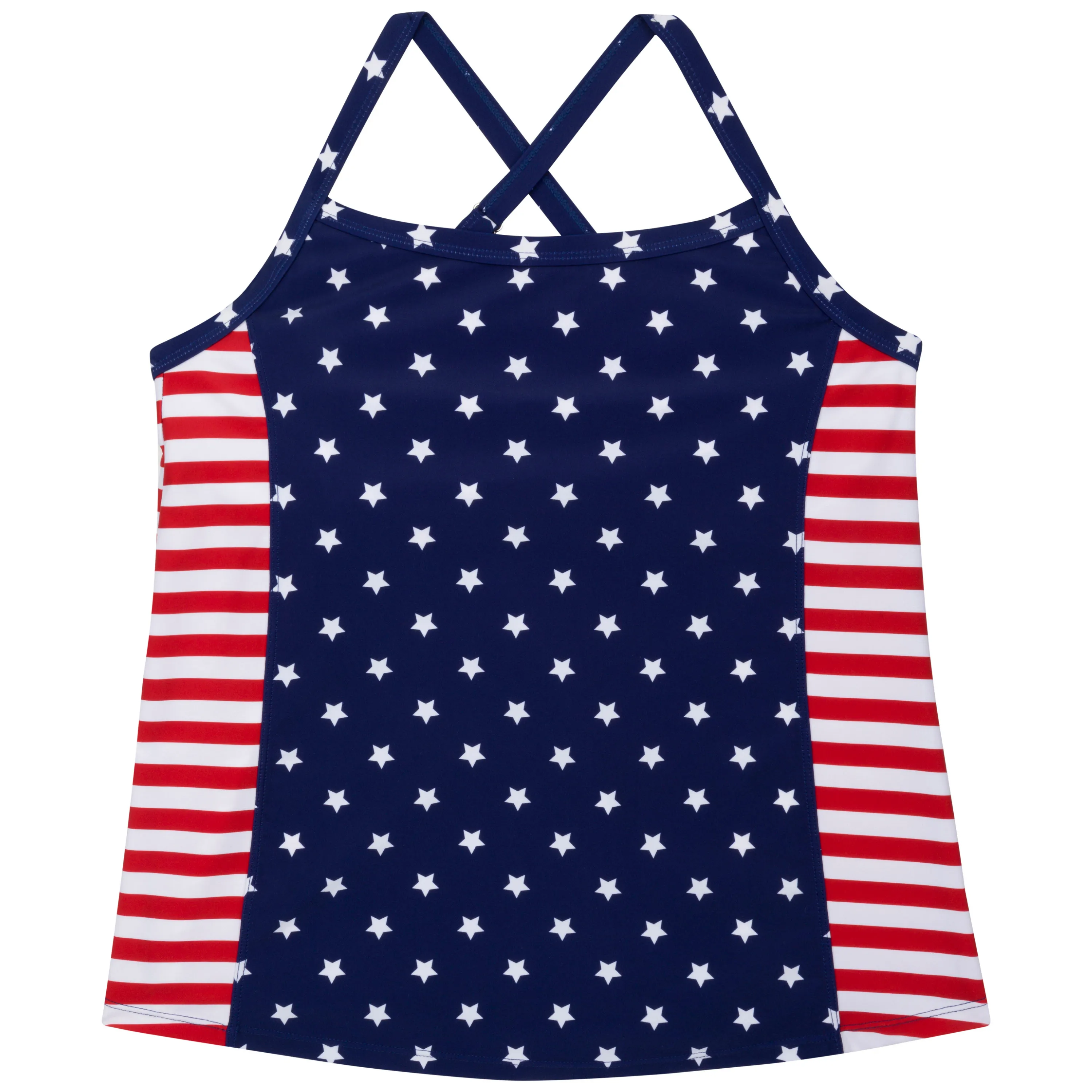 Womens Strappy A-Line Tankini Top | Americana