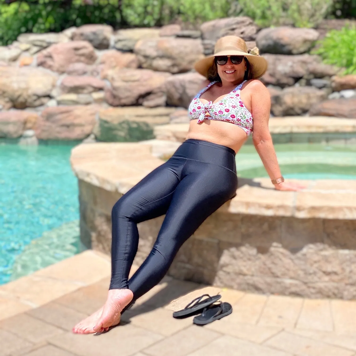 Women's Swim Pants  | "Black