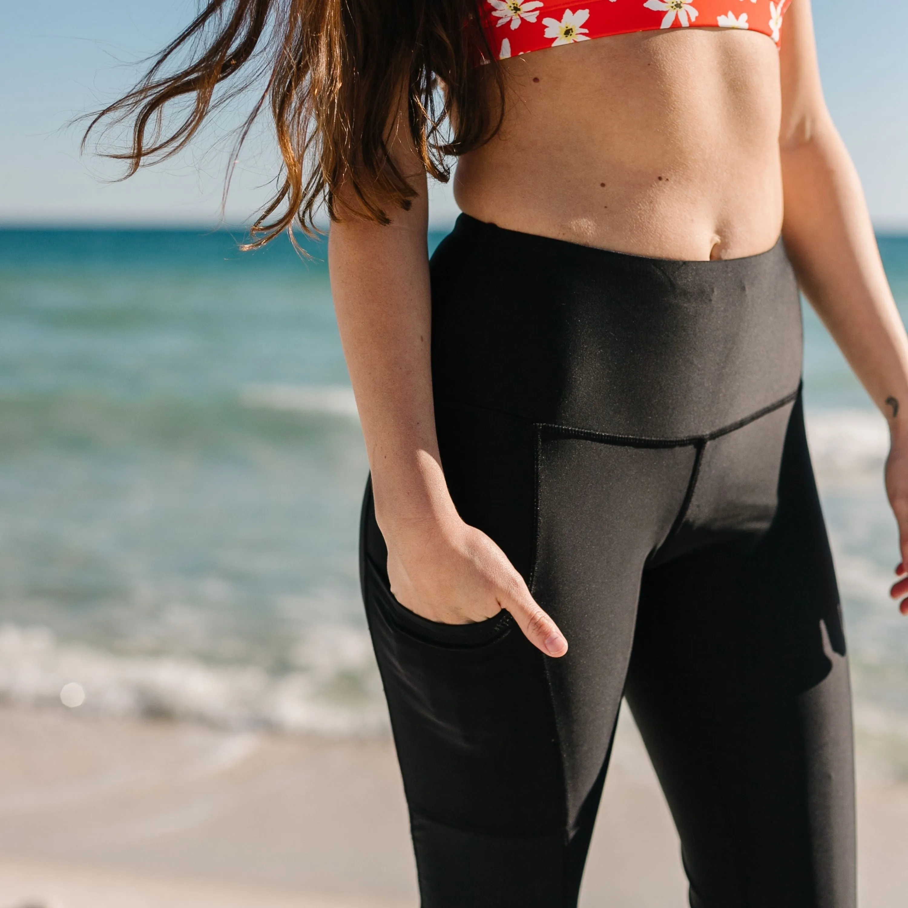 Women's Swim Pants  | "Black