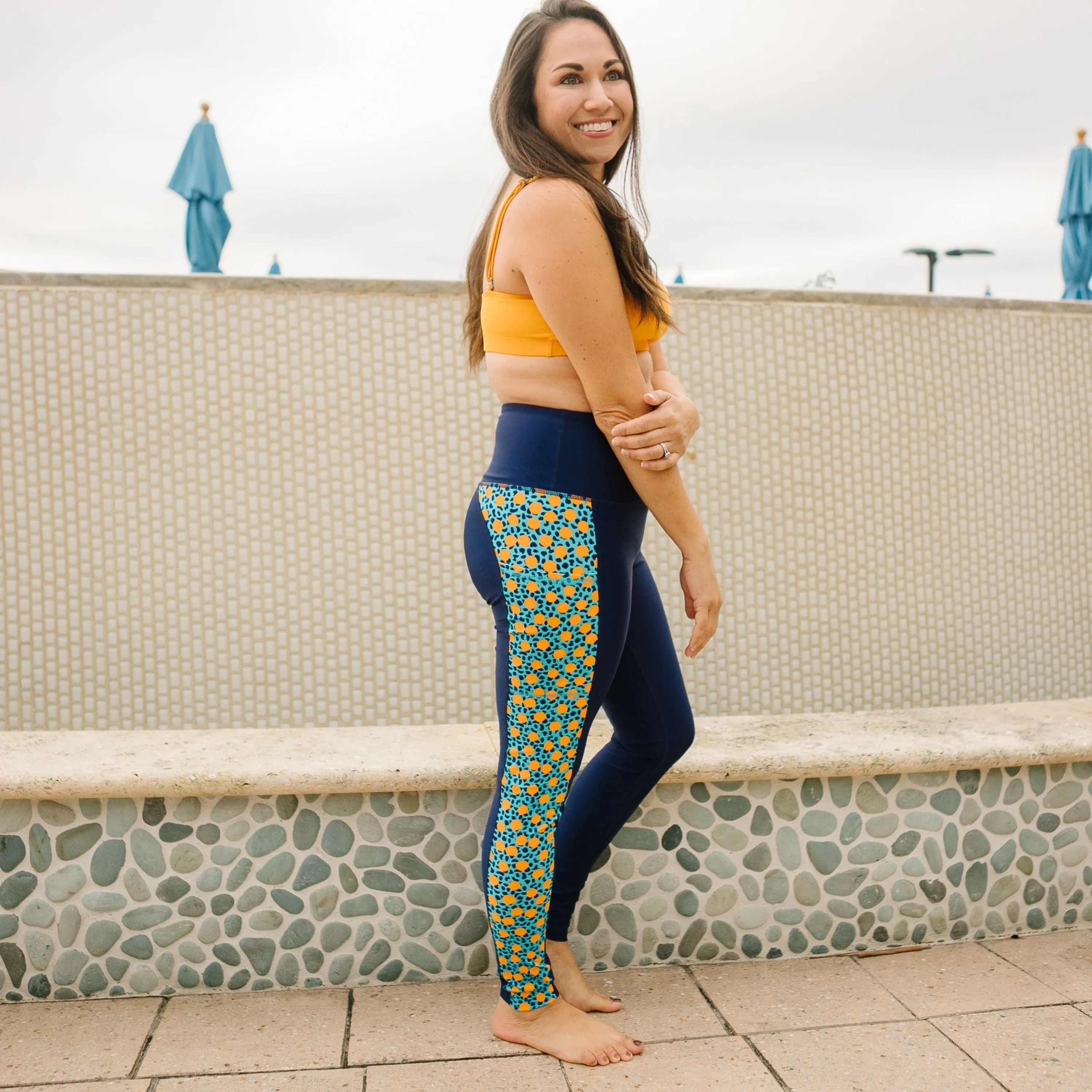 Women's Swim Pants  | "Geo Party